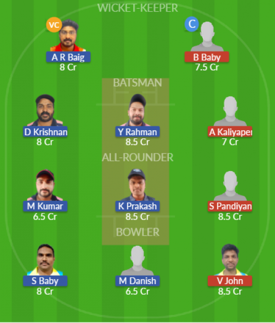 Dream11 SL Team