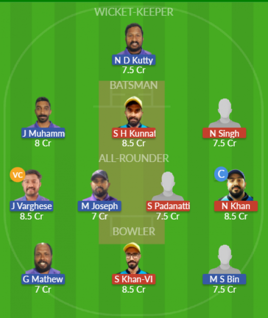 Dream11 SL Team