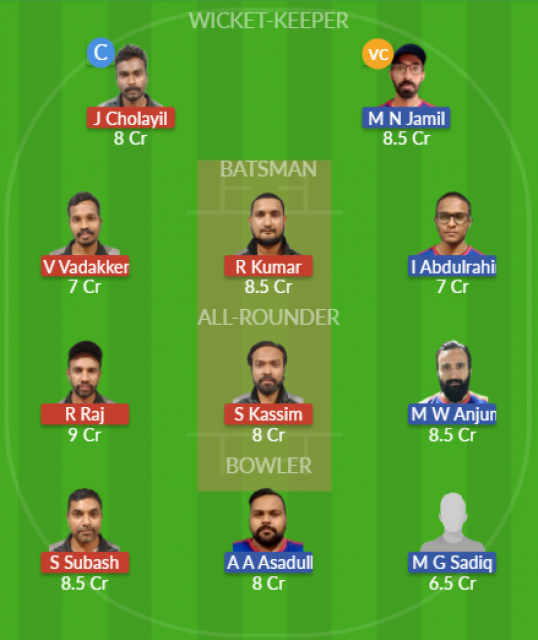 Dream11 SL Team