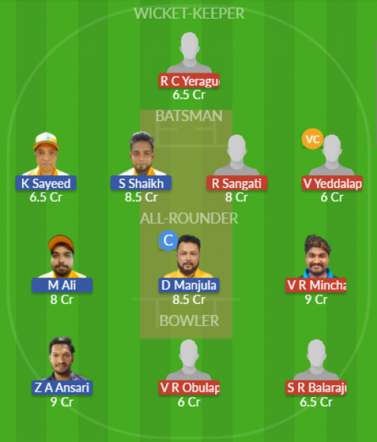Dream11 SL Team