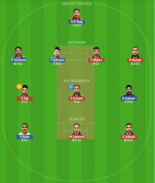 Dream11 SL Team