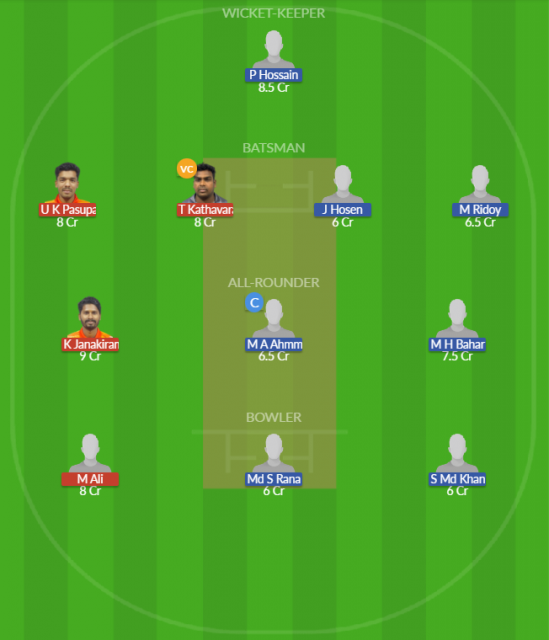 Dream11 SL Team