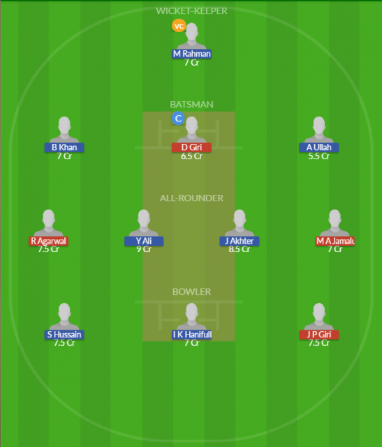 Dream11 SL Team