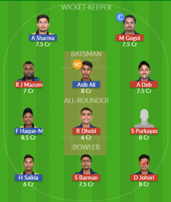 Dream11 SL Team