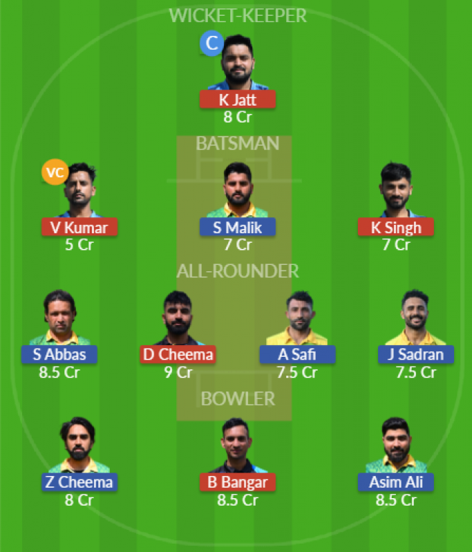 Dream11 SL Team