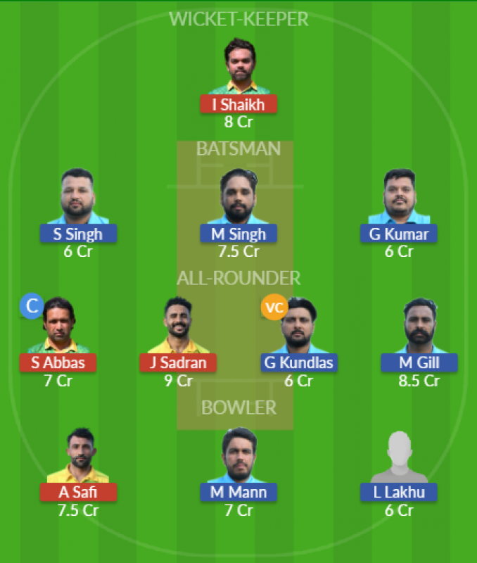 Dream11 SL Team