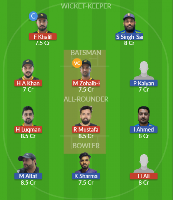 Dream11 SL Team