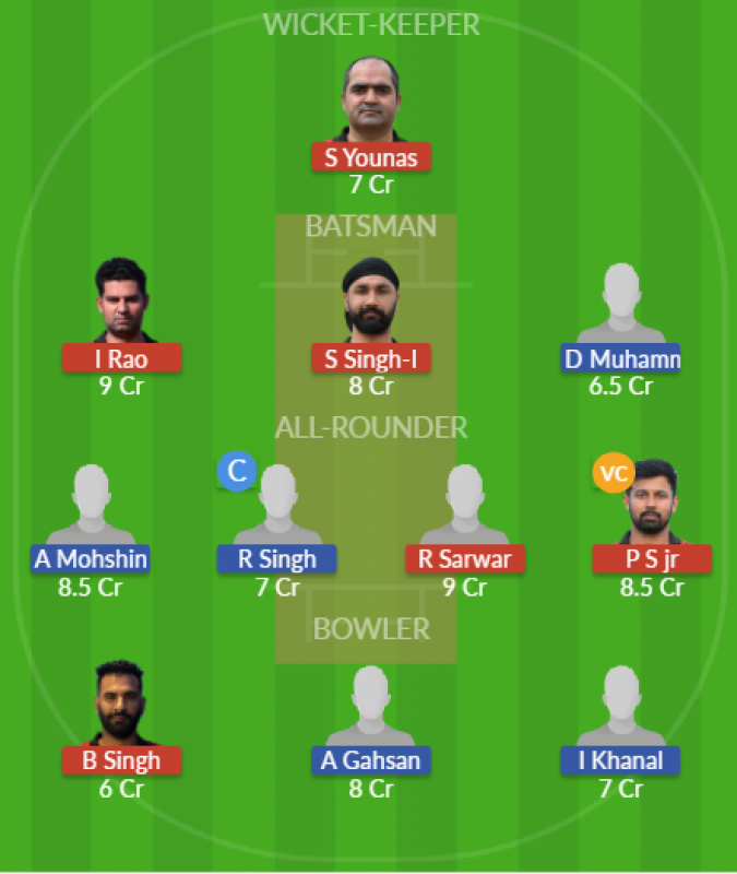 Dream11 SL Team