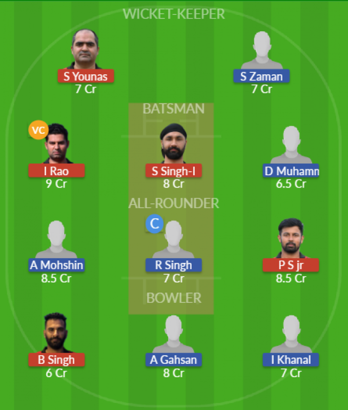 Dream11 SL Team