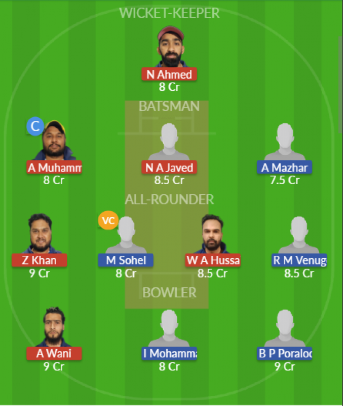 Dream11 SL Team