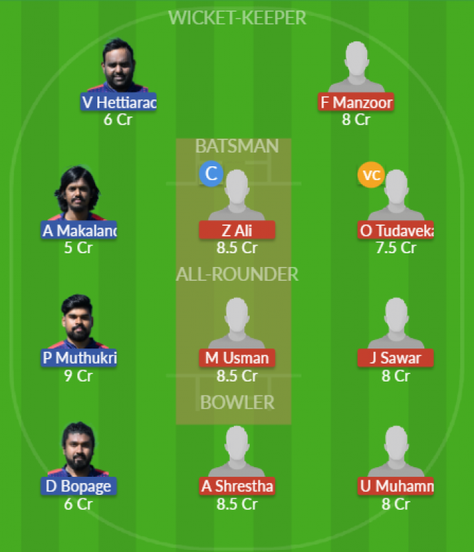 Dream11 SL Team