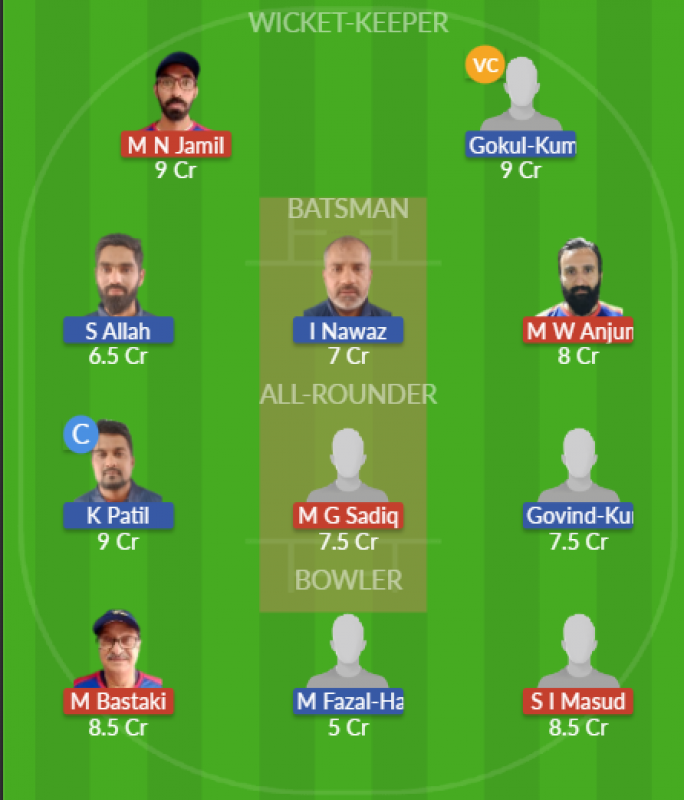 Dream11 SL Team