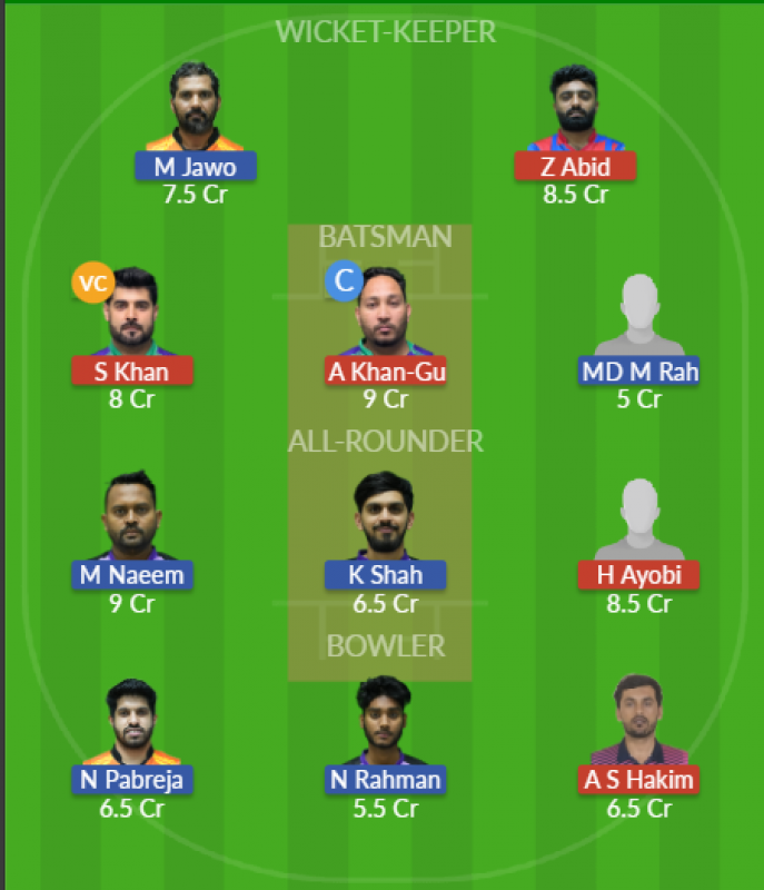 Dream11 SL Team
