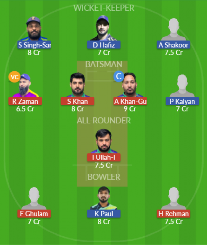 Dream11 SL Team
