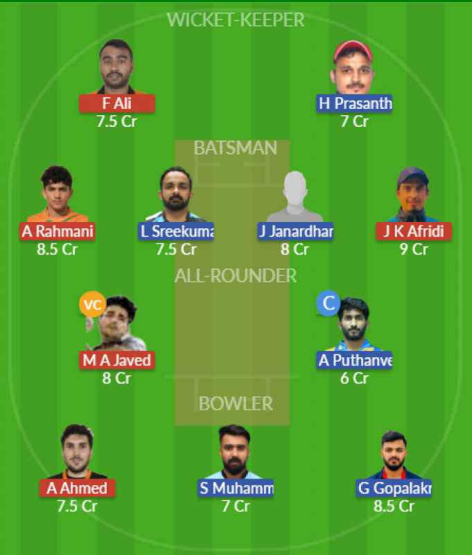 Dream11 SL Team