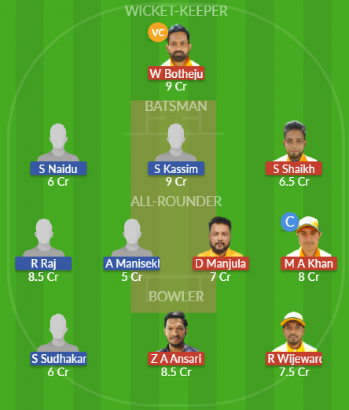 Dream11 SL Team
