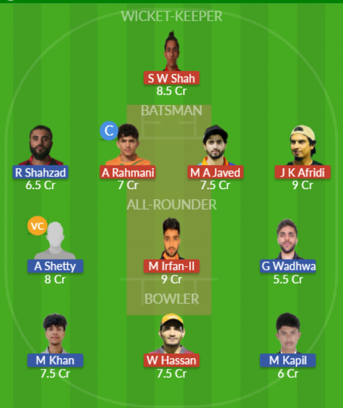 Dream11 SL Team