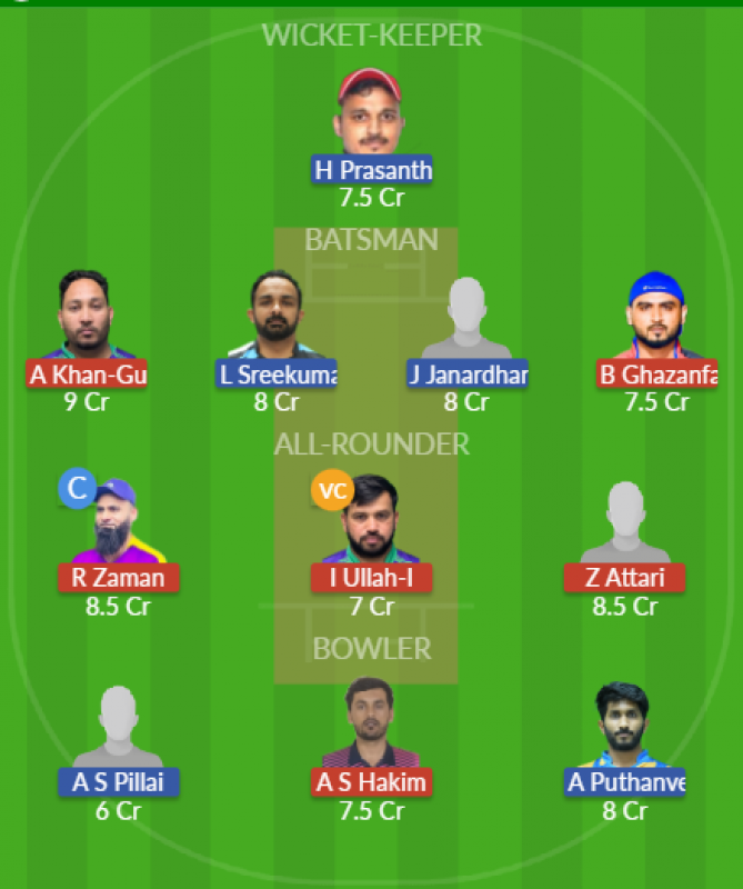 Dream11 SL Team