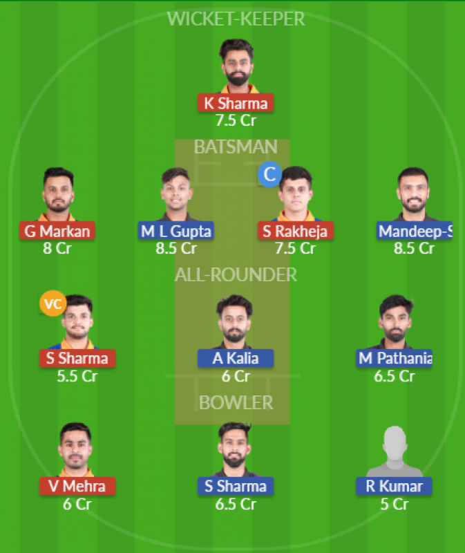 Dream11 SL Team