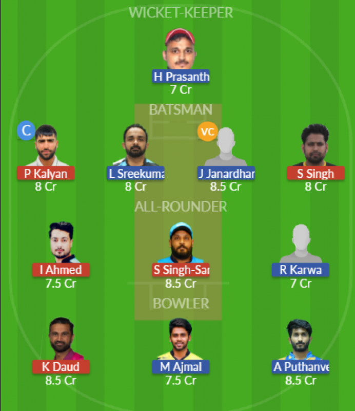 Dream11 SL Team