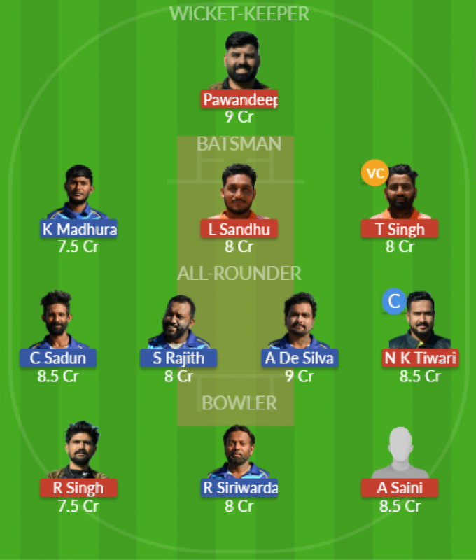 Dream11 SL Team