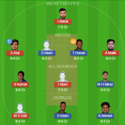 Dream11 SL Team