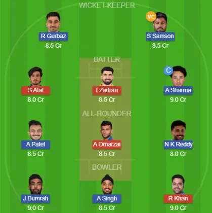 Dream11 SL Team