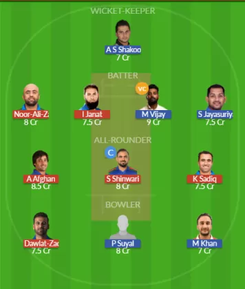Dream11 SL Team