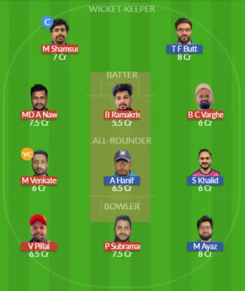 Dream11 SL Team