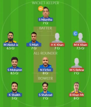 Dream11 SL Team