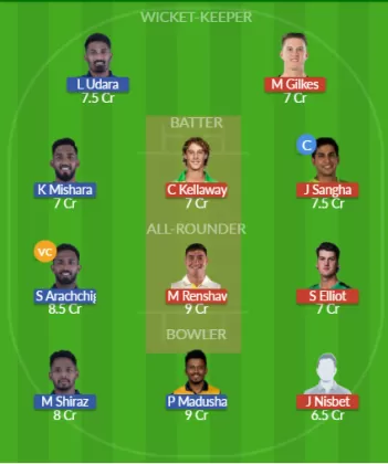 Dream11 SL Team