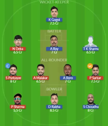 Dream11 SL Team