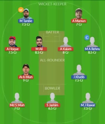 Dream11 SL Team