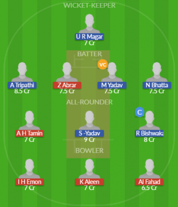 Dream11 SL Team
