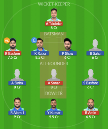 Dream11 SL Team