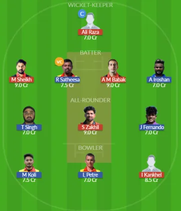 Dream11 SL Team