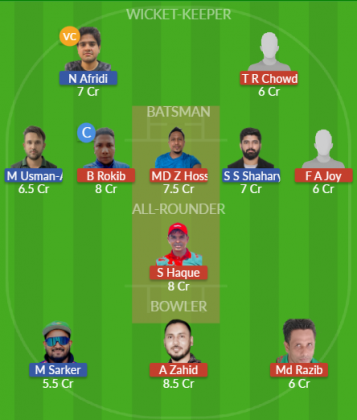 Dream11 SL Team