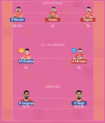 Dream11 SL Team