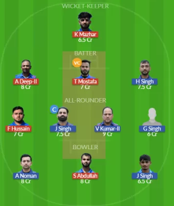 Dream11 SL Team