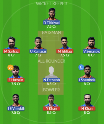 Dream11 SL Team