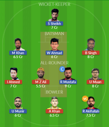 Dream11 SL Team