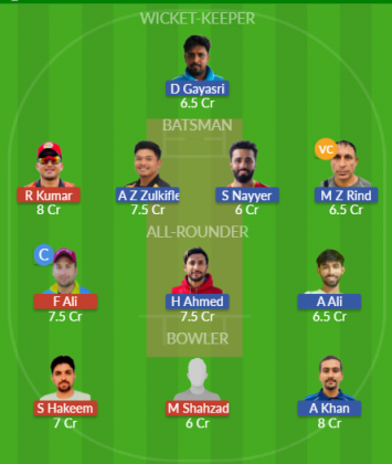Dream11 SL Team