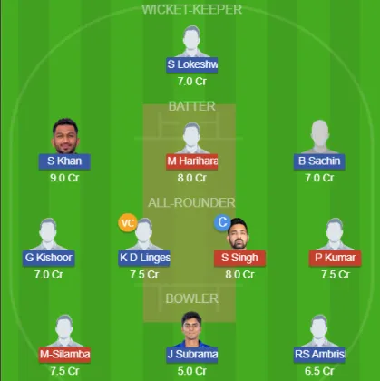 Dream11 SL Team