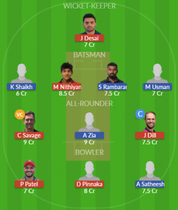 Dream11 SL Team