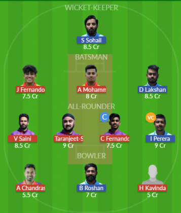 Dream11 SL Team