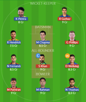 Dream11 SL Team