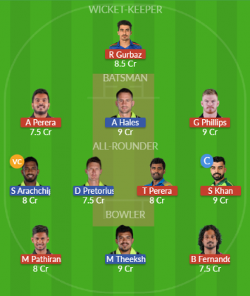 Dream11 SL Team