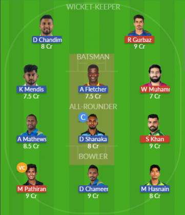 Dream11 SL Team