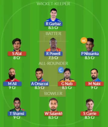 Dream11 SL Team