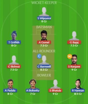 Dream11 SL Team